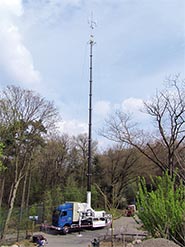 Tijdelijke mast 45m